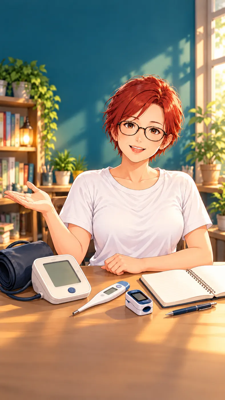 静かな学習室で、試験に向き合うのイメージイラスト