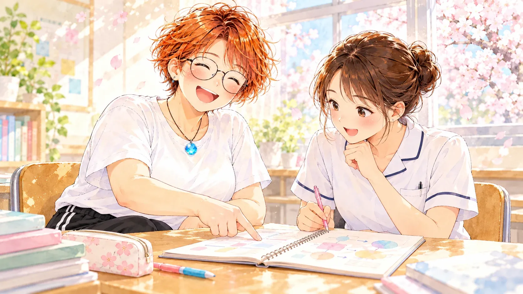 わからないところから、一緒にのイメージイラスト
